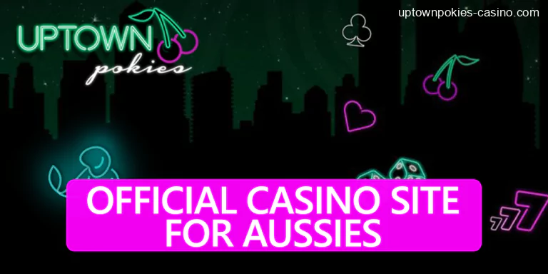Uptown Pokies Casino homepage interface on desktop and mobile