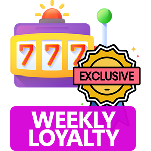 Weekly Loyalty bonus at Uptown Pokies Casino, slot 777