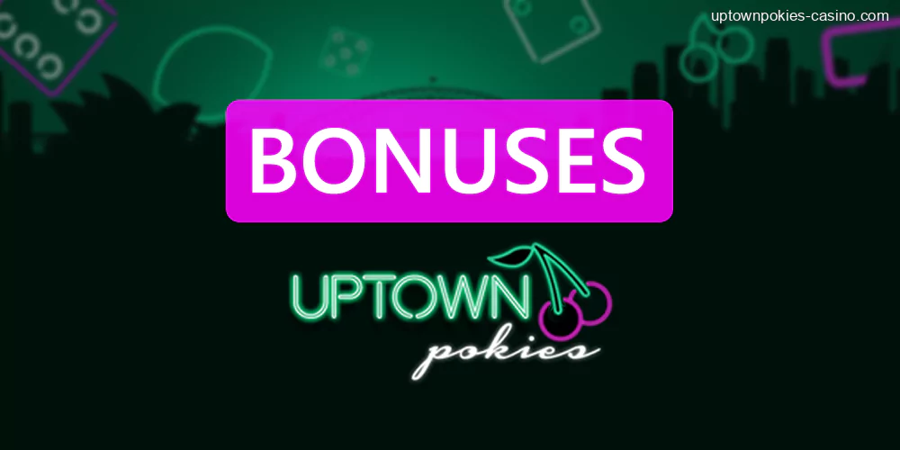 Uptown Pokies Video Bonuses Interface